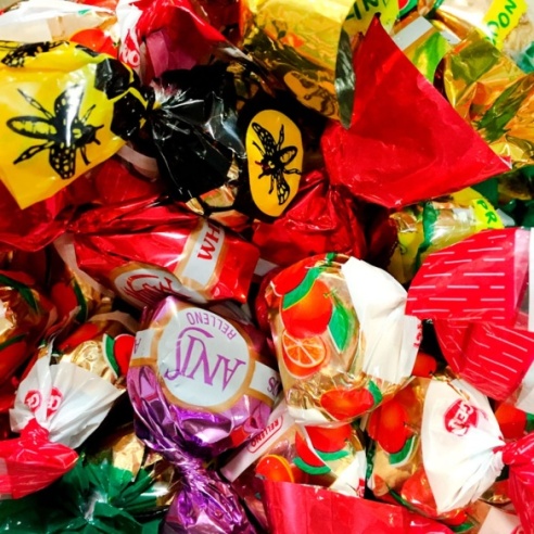 ASSORTED FILLED CANDIES