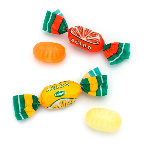 SOUR LEMON AND ORANGE CANDIES